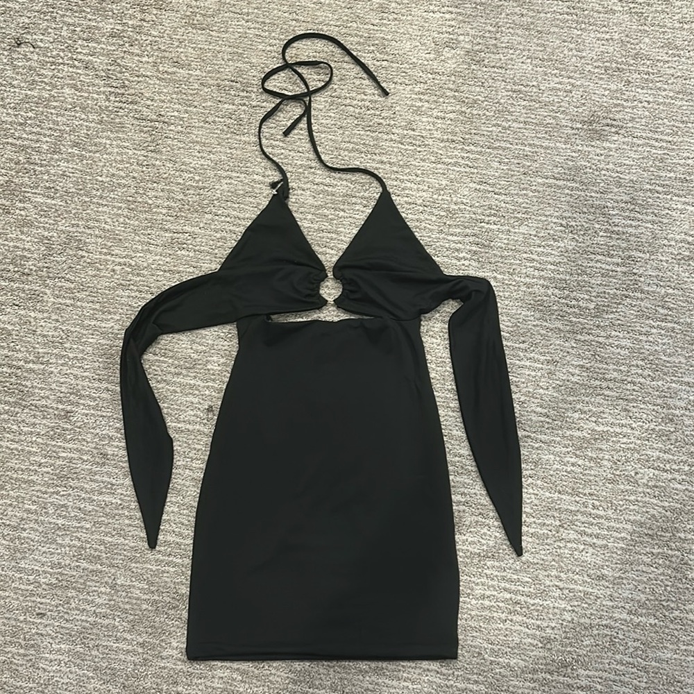 Black princess polly ring mini dress!